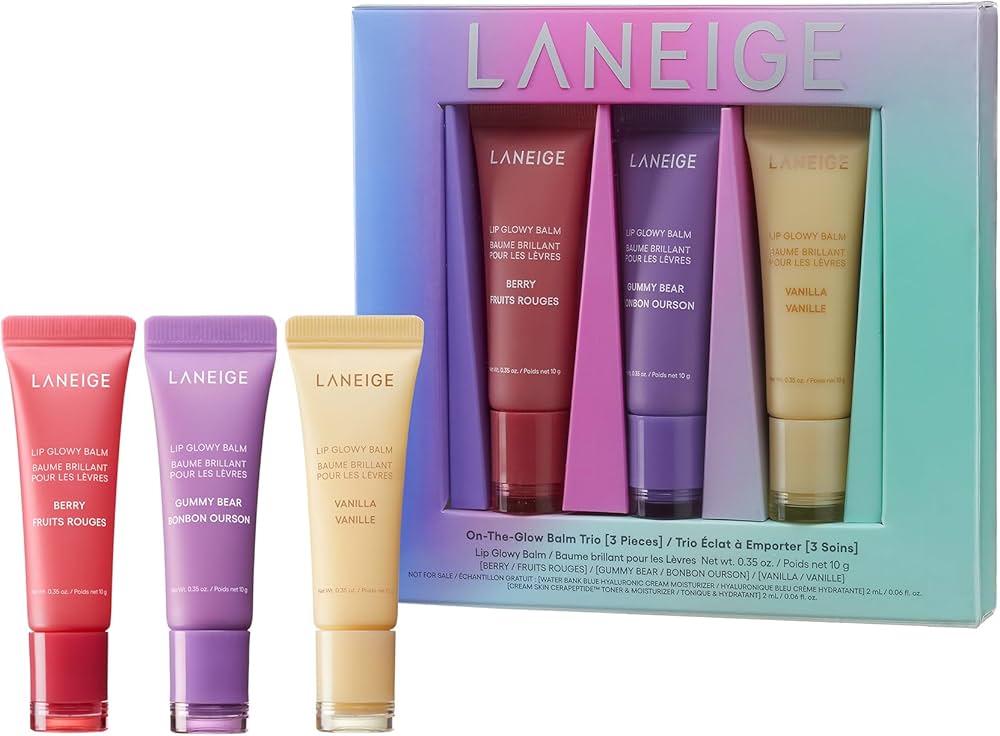LANEIGE LIP GLOWY BALM TRIO SET
