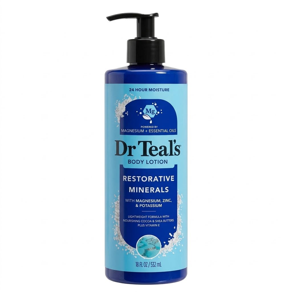Dr Teal’s Restorative Minerals Body Lotion (18 FL OZ / 532 mL)