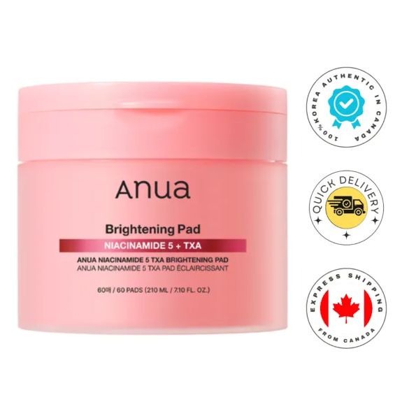 ANUA NIACINAMIDE 5% TXA BRIGHTENING TONER PAD 210ML (60 PADS)