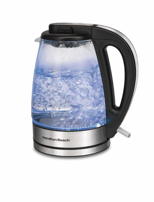 HAMILTON BEACH 40865C 1.7-LITER GLASS KETTLE
