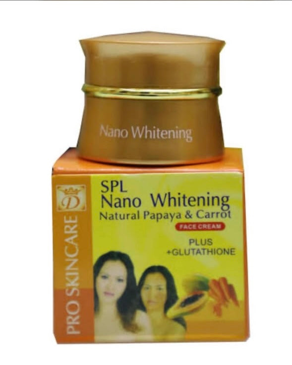SPL Nano Whitening Natural Papaya & Carrot Face Cream Plus Glutathione