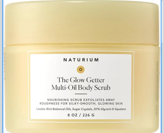 Naturium Glow Getter Body Scrub 226g / 8.0 oz