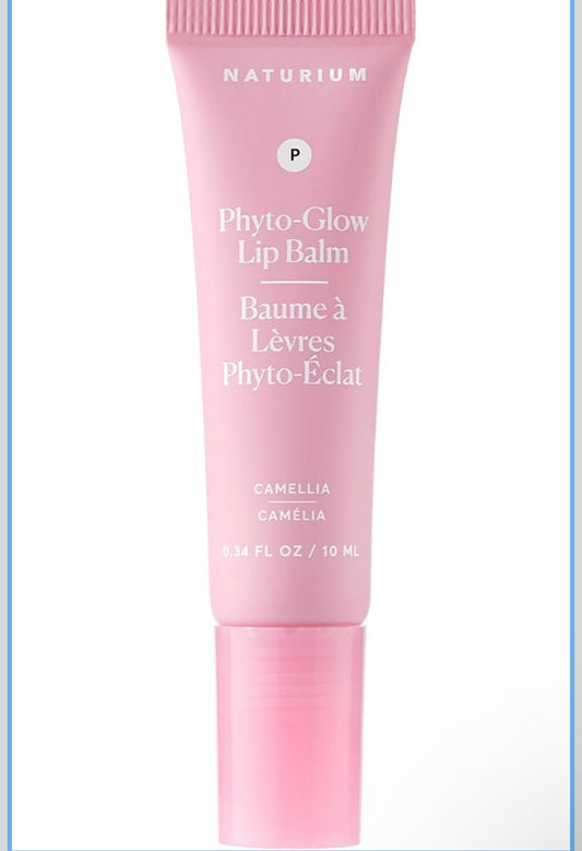 Naturium Phyto-Glow Lip Balm | With Shea Butter & Squalane, Sheer Tinted Colour | 0.34 FL OZ / 10 ml