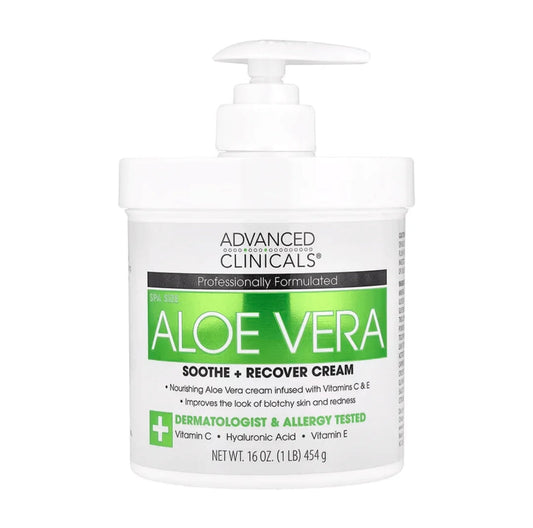 Advanced Clinicals Aloe Vera Soothe + Recover Body Lotion | 454G