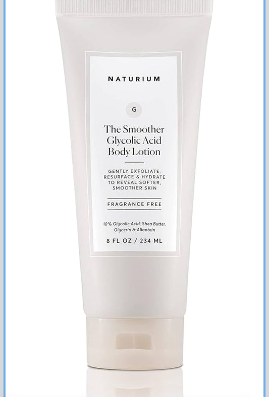 Naturium The Smoother Glycolic Acid Body Lotion, 234 ml / 8 fl oz