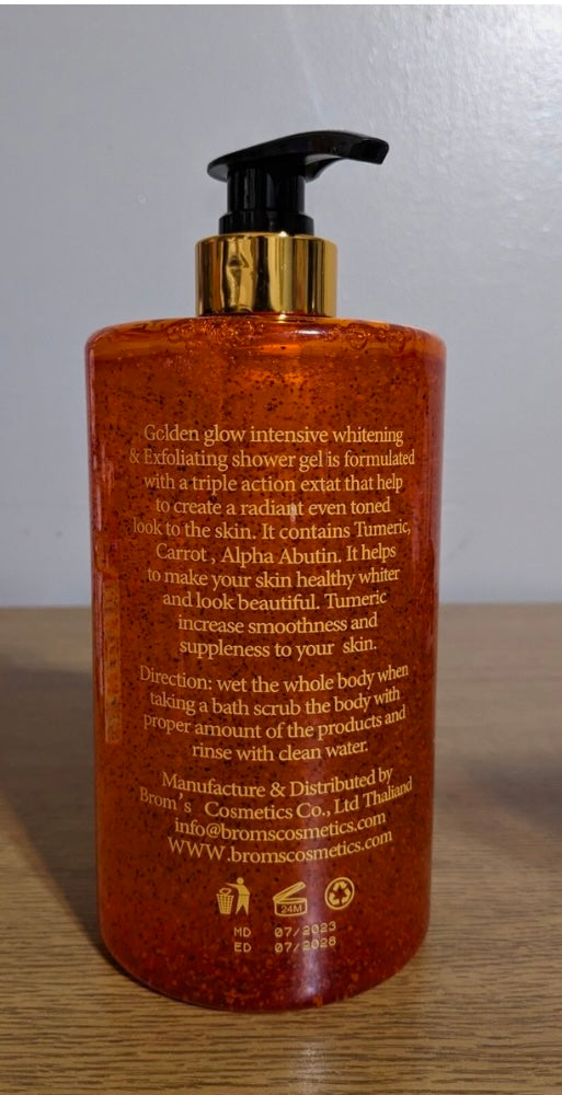 C/M Golden Glow Exfoliating Shower Gel