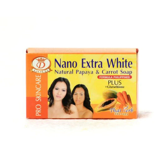 D GOLD NANO WHITE BAR SOAP FACE CLEANSER SOAP