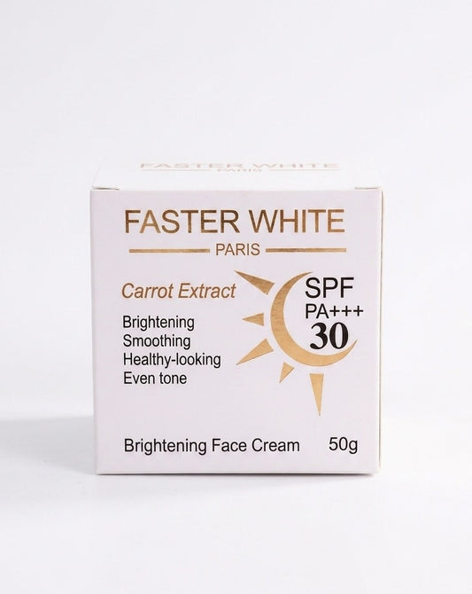 Faster White Carrot Extract SPF 30 PA++ Brightening Face Cream