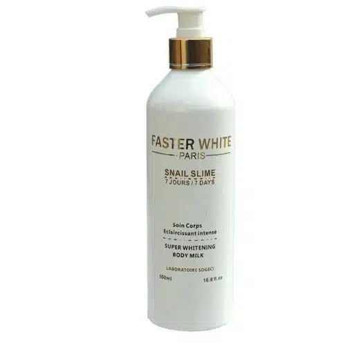 Faster White Snail Slime Super Whitening Milk Body Lotion – Brighten & Hydrate Skin