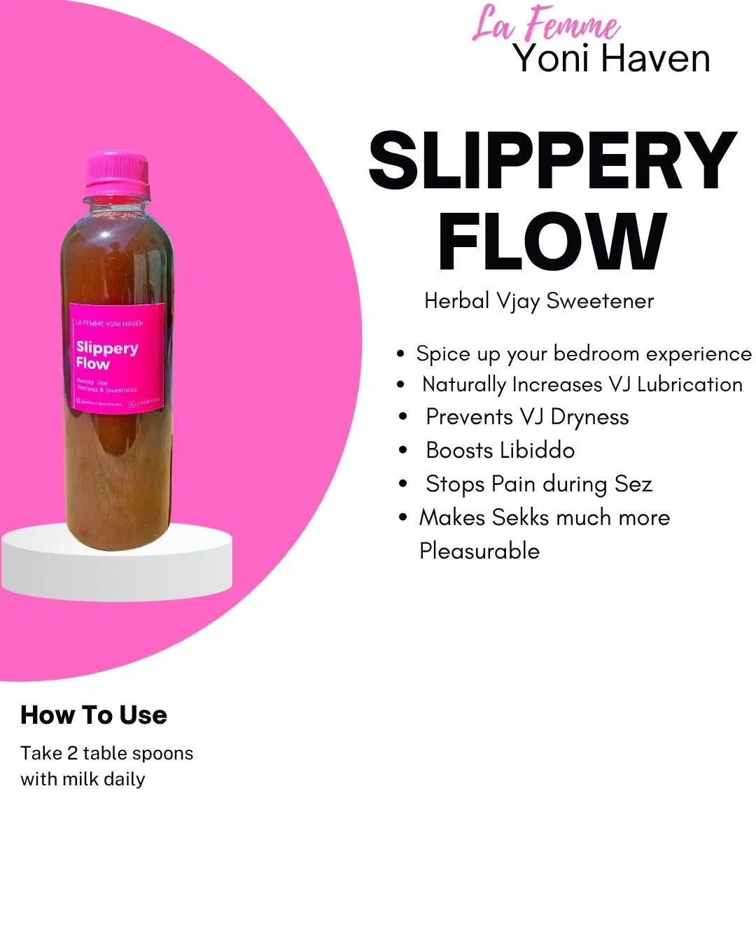 SLIPPERY FLOW HERBAL VJAY SWEETENER