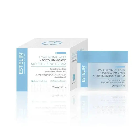 Estelin Hyaluronic Acid + Polyglutamic Acid Moisturizing Face Cream 200ml