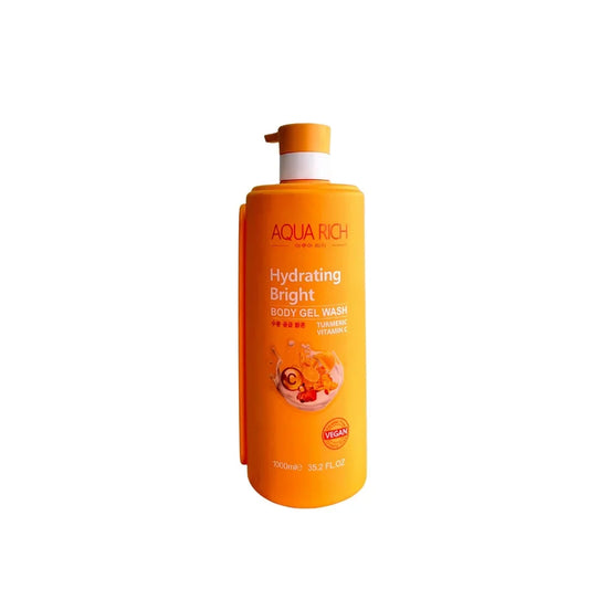 AQUA RICH HYDRATING BRIGHT BODY GEL WASH (TURMERIC + VITAMIN C)