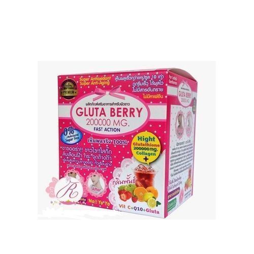Gluta Berry 20,000mg Fast Action 10pcs Supplement (A BOX)