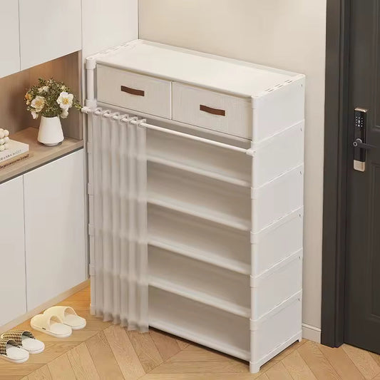 SHOE RACK CABINET – MULTI-TIER SPACE-SAVING ORGANIZER