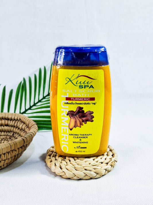 Kuu Spa Turmeric Salt Scrub Bath 450ml