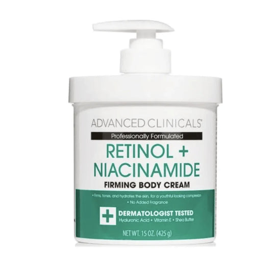 Advanced Clinicals Retinol + Niacinamide Body Cream