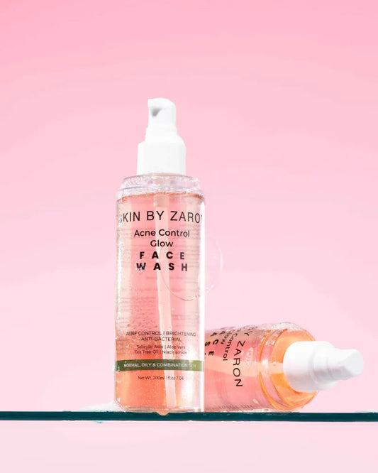 Skin by Zaron Acne Control Glow Plus Face Wash (200ml) – Salicylic Acid Cleanser