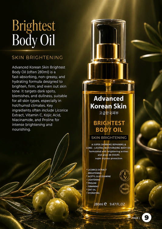 Advanced Korean Skin Brightest Body Oil