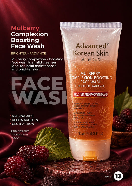 Advanced Korean Skin Mulberry Complexion Boosting Face Wash