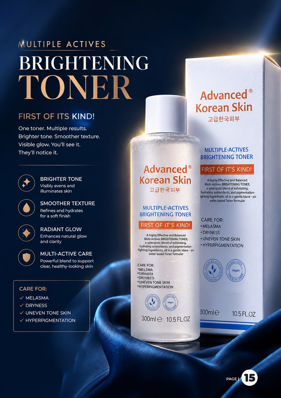 Advanced Korean Skin Multiple-Actives Brightening Toner