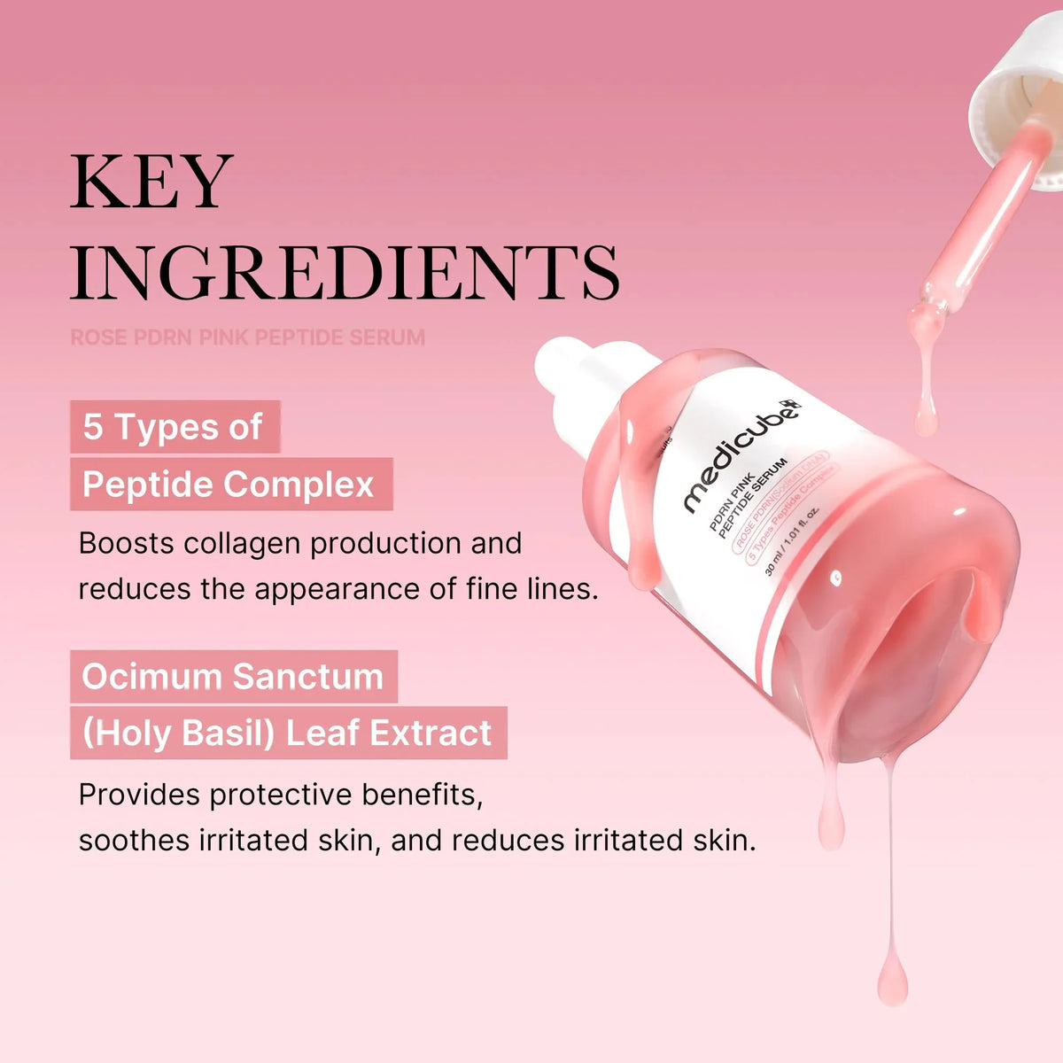 Medicube - PDRN Pink Peptide Serum