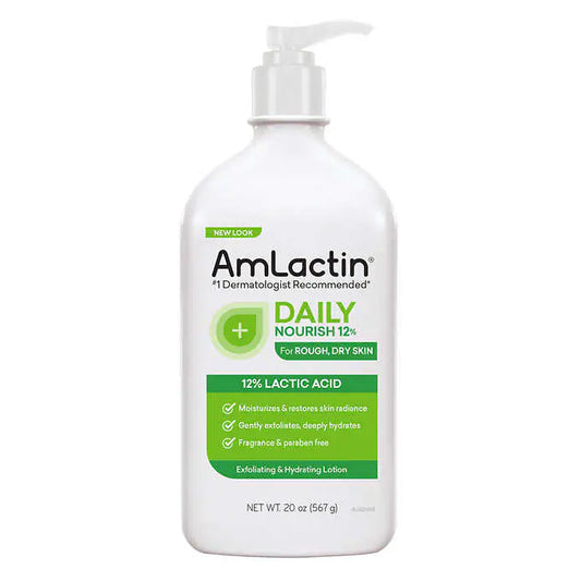 AMLACTIN DAILY NOURISH 12% LACTIC ACID BODY LOTION 20 OZ (567 G)