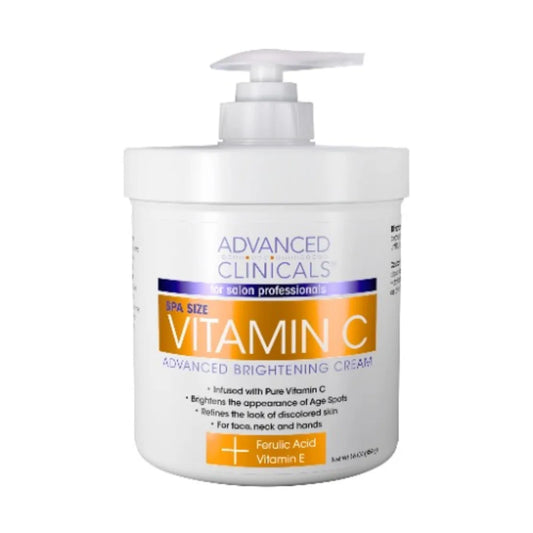 ADVANCED CLINICALS VITAMIN C  BODY CREAM 16 OZ (454 G)